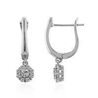 Boucles d'oreilles en or et Diamant SI1 (G)