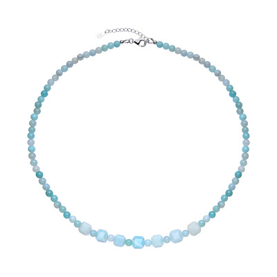 Collier en argent et Amazonite