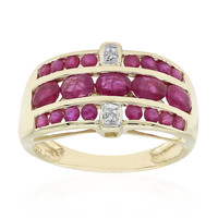 Bague en or et Rubis