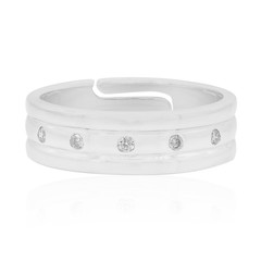 Bague pour homme en argent et Diamant I1 (G)