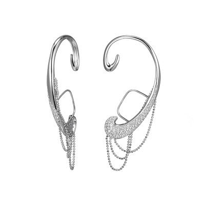 Boucles d'oreilles en argent et Zircon