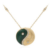 Collier en or et Malachite (CIRARI)