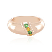 Bague en argent et Grenat Tsavorite