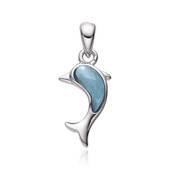 Pendentif en argent et Larimar