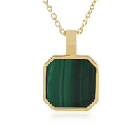 Collier en argent et Malachite