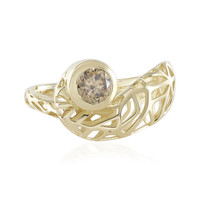 Bague en or et Diamant champagne I2 (Ornaments by de Melo)