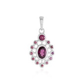 Pendentif en argent et Grenat Rhodolite