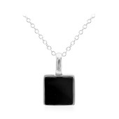 Collier en argent et Onyx noir