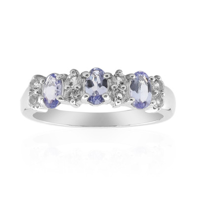 Bague en argent et Tanzanite