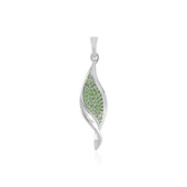 Pendentif en argent et Grenat Tsavorite