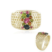 Bague en or et Tourmaline bleue (Ornaments by de Melo)