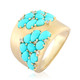 Bague en or et Turquoise Sleeping Beauty (de Melo)