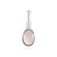 Pendentif en argent et Quartz rose (MONOSONO COLLECTION)