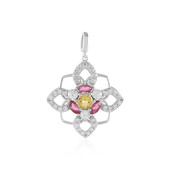 Pendentif en argent et Béryl jaune