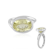 Bague en argent et Quartz citron