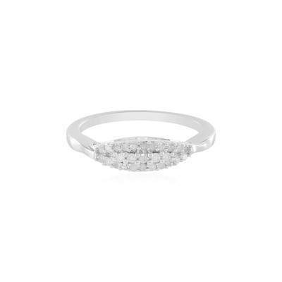 Bague en argent et Diamant I2 (I)