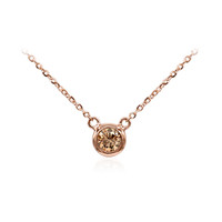 Collier en or et Diamant rose de France VS1 d'Argyle