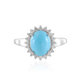 Bague en argent et Turquoise Sleeping Beauty