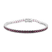 Bracelet en argent et Grenat Rhodolite