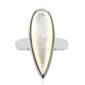 Bague en argent et Nacre (MONOSONO COLLECTION)