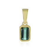 Pendentif en argent et Tourmaline verte de Benedito