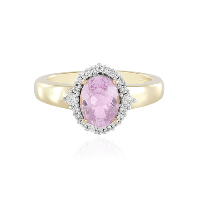 Bague en argent et Kunzite