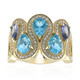 Bague en or et Topaze bleu Suisse (Adela Gold)