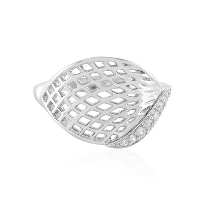 Bague en argent et Zircon (MONOSONO COLLECTION)