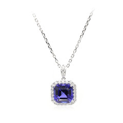 Collier en or et Tanzanite AAA (CIRARI)