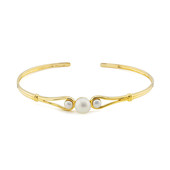 Bracelet en argent et Perle blanche de culture d'eau douce