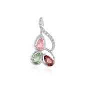 Pendentif en argent et Tourmaline