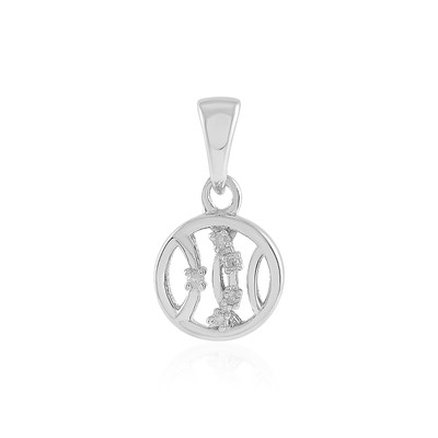 Pendentif en argent et Diamant I2 (I)