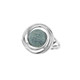 Bague en argent et Fuchsite (dagen)