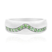 Bague en argent et Grenat Tsavorite