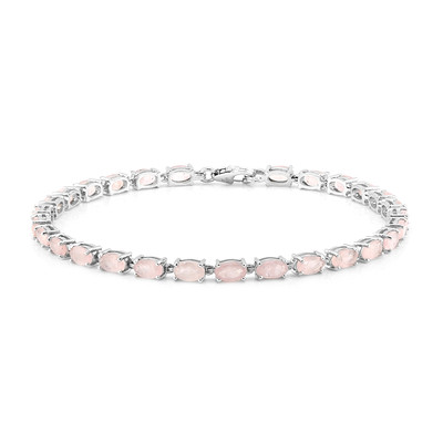 Bracelet en argent et Quartz rose