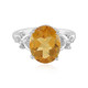 Bague en argent et Citrine