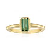 Bague en argent et Tourmaline verte de Benedito