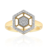 Bague en or et Diamant IF (D)