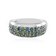 Bague en platine et Diamant vert I3 (KM by Juwelo)