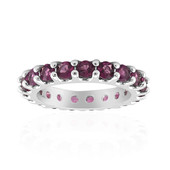 Bague en argent et Grenat Rhodolite