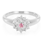 Bague en argent et Tourmaline rose