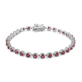 Bracelet en argent et Tourmaline rose