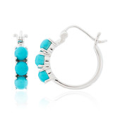 Boucles d'oreilles en argent et Turquoise Sleeping Beauty