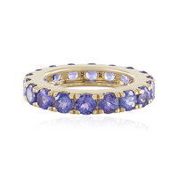 Bague en or et Tanzanite AAA (de Melo)