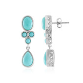 Boucles d'oreilles en argent et Turquoise de Campitos