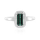 Bague en argent et Tourmaline verte de Benedito