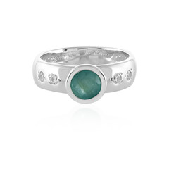 Bague pour homme en argent et Grandidierite