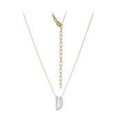 Collier en argent et Quartz blanc