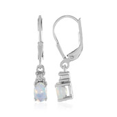 Boucles d'oreilles en argent et Opale Welo