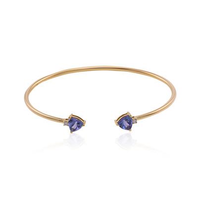 Bracelet en or et Tanzanite AAA